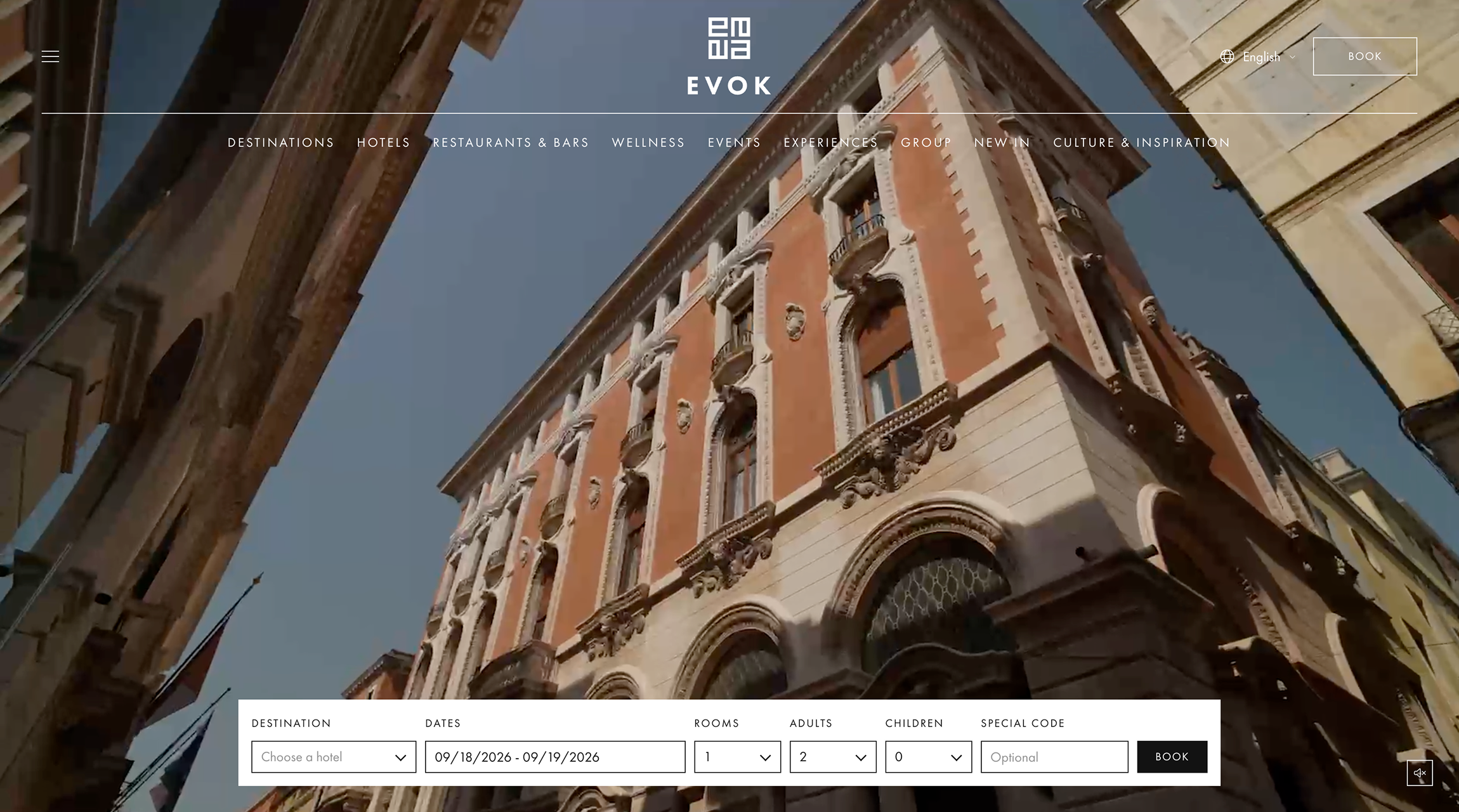 Evok Collection Website